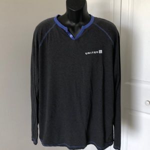 ❤️3X20 UNITED Men’s Long Sleeves Grey Tee | L-XL